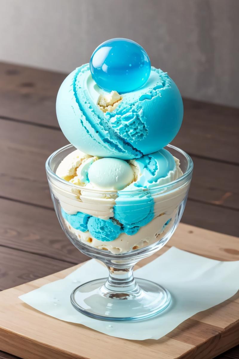 382413-1192748562-masterpiece, high quality, best quality, blue bubble gum ice cream on glass, foodphoto, _lora_foodphoto_0.6_,clean table，clean p.png